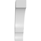 Ekena Millwork 5 1/2-in. W x 20-in. D x 24-in. H Balboa Architectural Grade PVC Knee Brace BRCP055X20X24BOA - alternate 2